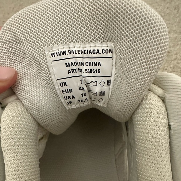 Balenciaga Rubber Mesh Tri-Color Womens Track.2 Open Sneakers, Size 40 - Picture 11 of 16